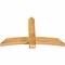 Ekena Millwork Bellingham Rough Sawn Timber Gable Bracket, Western Red Cedar, 60"W x 38"H x 4"D x 6"F, 15/12 Pitch GBW060X38X0406BEL00RWR - alternate 5